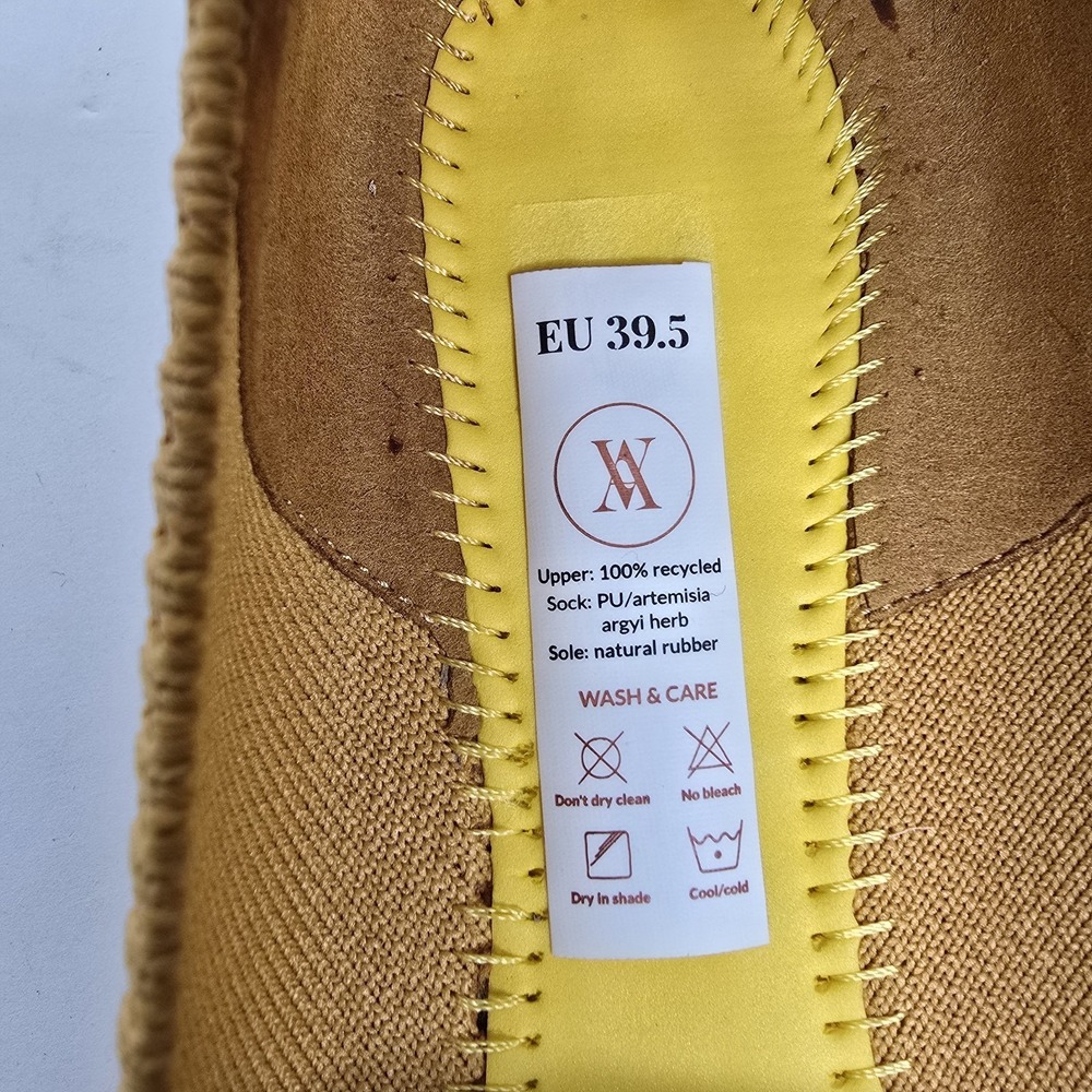 Vivaia Aria 5 Pointed-Toe Ballet Flats Shoes Ginger Yellow Women's 9 39.5 Womens - Picture 13 of 13